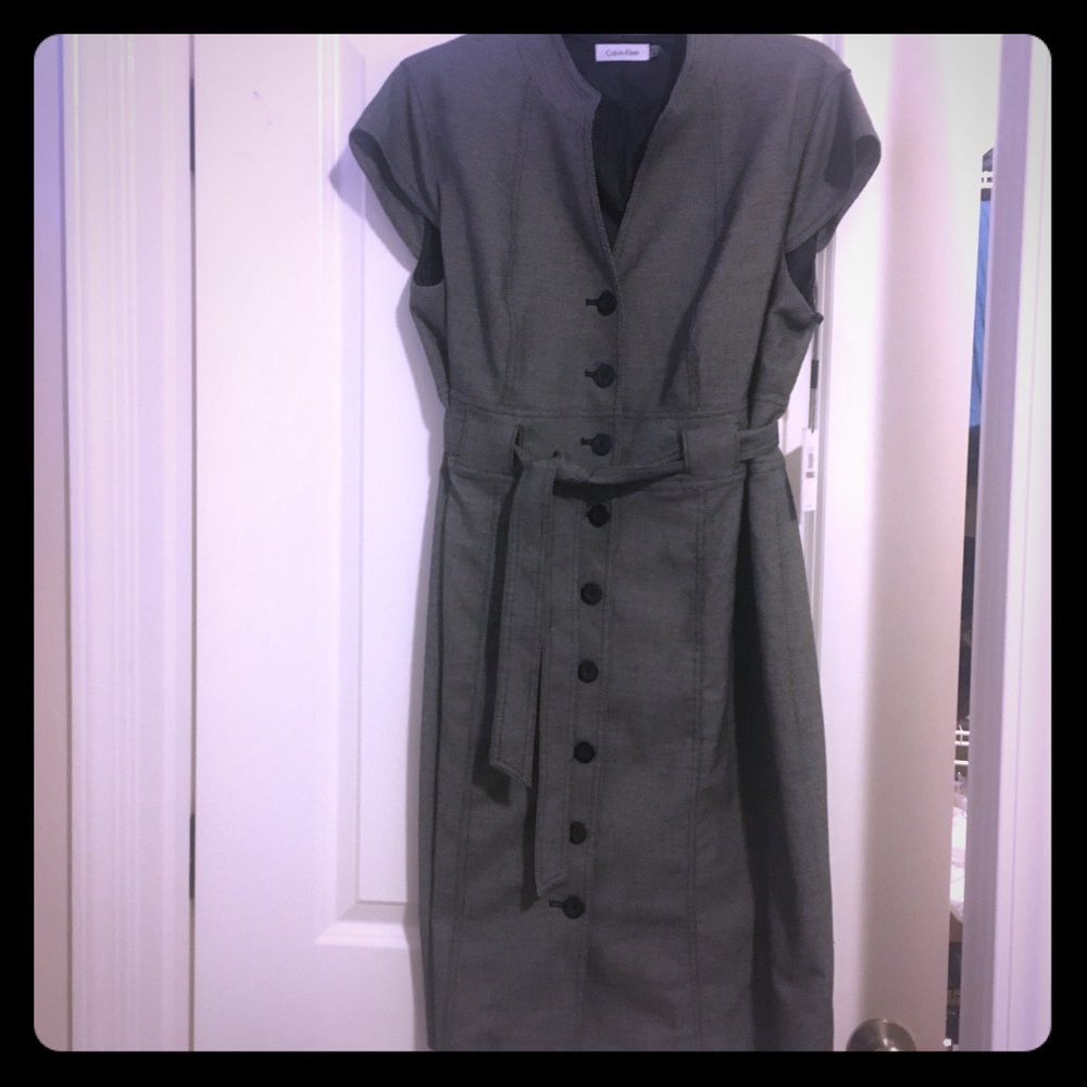 Calvin Klein Button Up Dress
